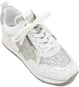 サマーセール‼︎MICHAEL KORS ホワイトシルバー スニーカー Amazon.co.jp: Michael Kors 49R2WIFS1B Silver Multi WILMA